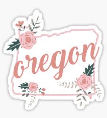 Oregon Floral State Sticker