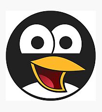 Linux Angry Tux Photographic Print