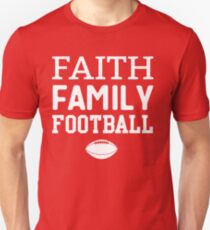 Faith Family Football Unisex T-Shirt