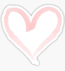 Watercolor heart. Sticker