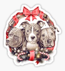 It's a Pit Bull Christmas Sticker