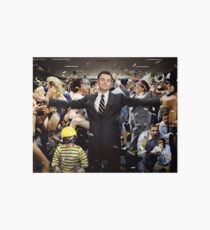 Wolf of Wall Street Art Board