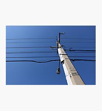Telephone Wires Photographic Print