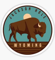 Jackson Hole, Wyoming graphic Sticker