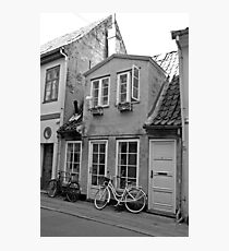 Little house in Demark Photographic Print