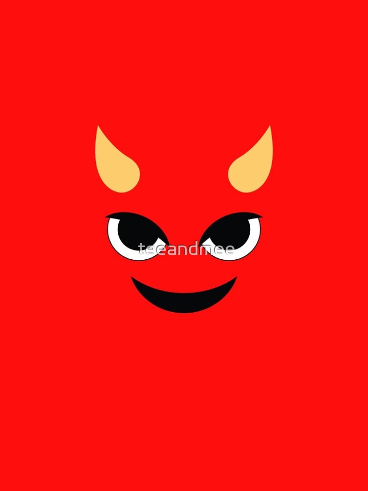 "Emoji Red Evil Devil" iPhone Case & Cover by teeandmee Redbubble