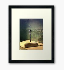 Master Sword Framed Print
