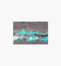 Frozen Lake at Twilight Art Board