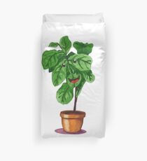Friendly Leaffy Tree Duvet Cover