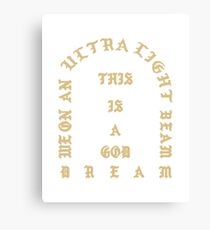 Kanye West - Leben von Pablo, Ultralight Strahl Merch (Kanye West, Yeezy) Leinwanddruck