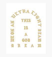 Kanye West - Leben von Pablo, Ultralight Strahl Merch (Kanye West, Yeezy) Fotodruck