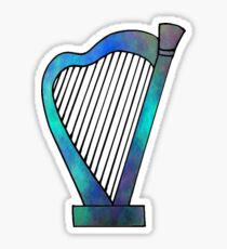 Harp Sticker