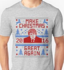 Trump Ugly Christmas Sweater 2016 Make Christmas Great Again Unisex T-Shirt