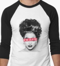 Camiseta ¾ bicolor para hombre Hoy no, Satanás. Hoy no.