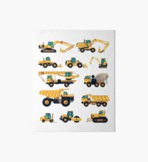 Construction machiner Art Board