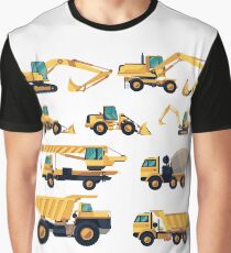 Construction machiner Graphic T-Shirt