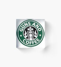 guns and coffee RC Acrylic Block