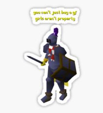 Runescape - Du kannst nicht einfach einen GF kaufen Sticker