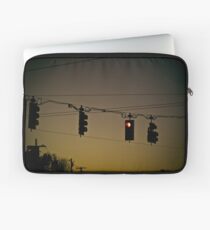 the light turns red Laptop Sleeve