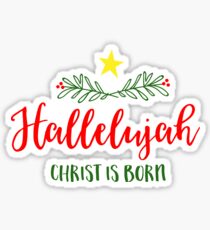 Christmas Hallelujah Sticker
