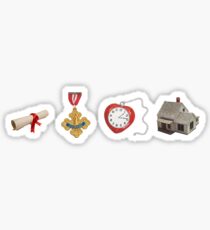 Wizard Of Oz (may contain spoilers) Sticker