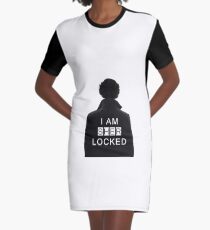 I am SHERlocked Graphic T-Shirt Dress