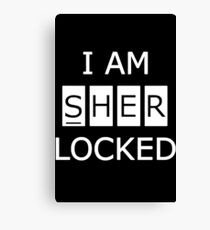 I Am SHERlocked Canvas Print
