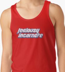 Camiseta de tirantes Texto celosamente encarnado