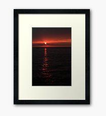 Kona Sunset Framed Print