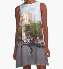 Washington Square, Greenwich Village, NYC, NY A-Line Dress