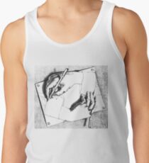Souvenir from Netherlands - Escher's hands Tank Top