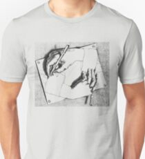 Souvenir from Netherlands - Escher's hands Unisex T-Shirt