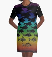 Souvenir from Netherlands: Escher Graphic T-Shirt Dress