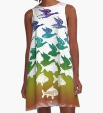 Souvenir from Netherlands: Escher A-Line Dress