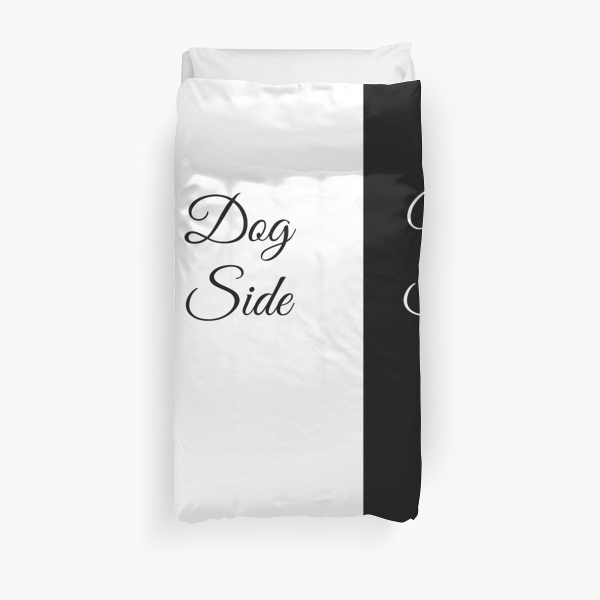 "Dog Side, My Side Duvet Cover" Duvet Covers by lolotees Redbubble