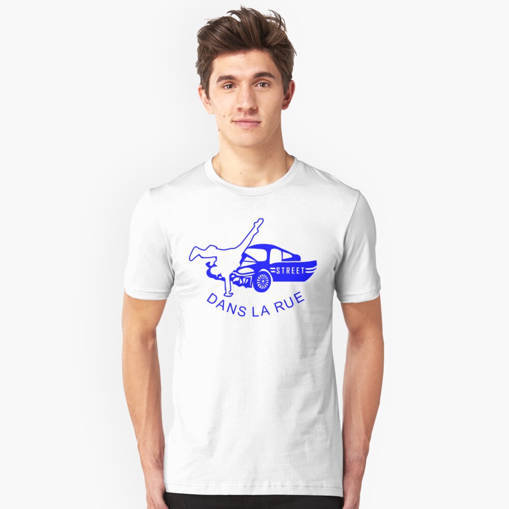 "Dans La Rue" (B) Slim Fit T-Shirt