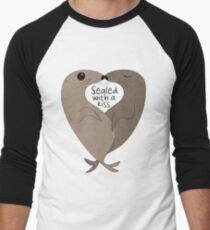 Versiegelt mit einem Kuss Baseballshirt mit 3/4-Arm