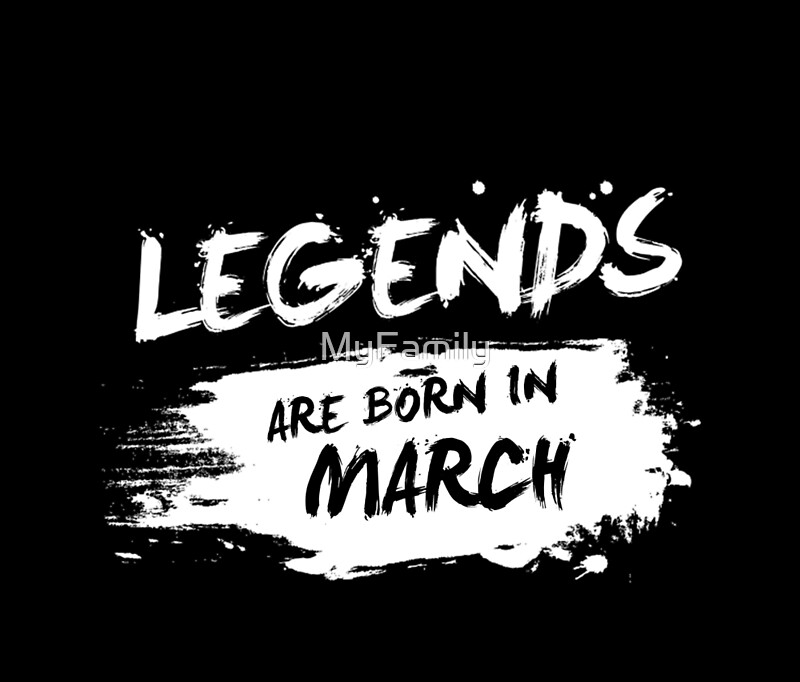 “Legends are born in March” Travel Mugs by MyFamily | Redbubble