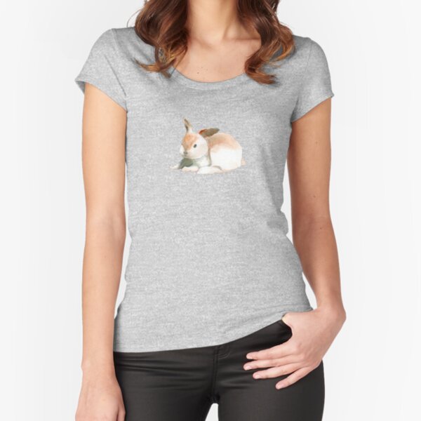 Honey Bunny Fitted Scoop T-Shirt
