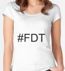 Fuck Donald Trump Fitted Scoop T-Shirt
