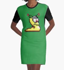 Retro Gaming Pixel Art Graphic T-Shirt Dress