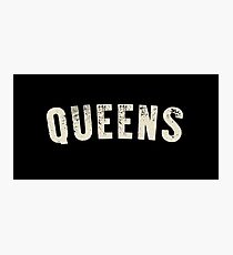 QUEENS LETTERPRESS Photographic Print