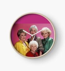 Golden Girls Girls Girls Clock