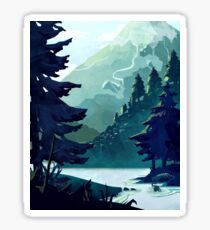 Canadian Mountain Sticker