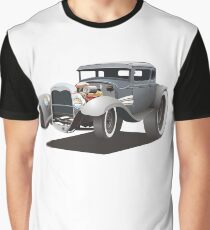 Cartoon Hotrod Graphic T-Shirt