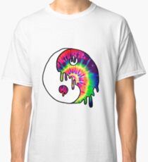 Drippy Trippy Tie Dye Yin Yang Classic T-Shirt