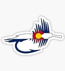 Colorado flag fly fishing lure Sticker