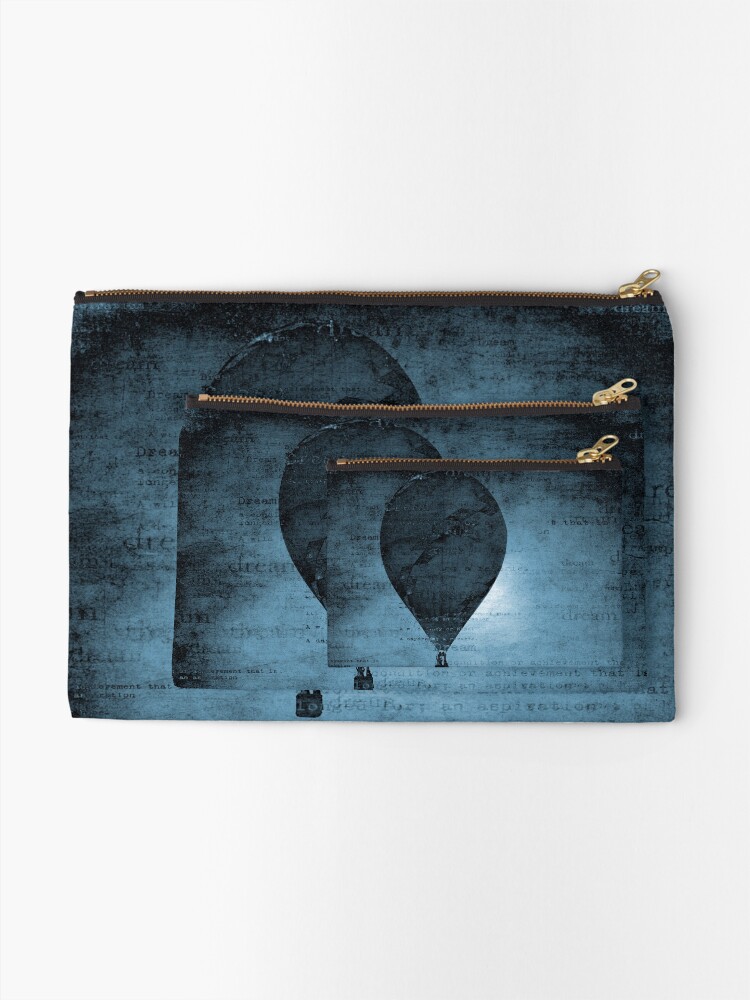 Alternate view of Flying in a Blue Dream Zipper Pouch