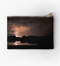 Lightning Over Willow Lake Studio Pouch