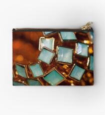 Green Square Bling Studio Pouch